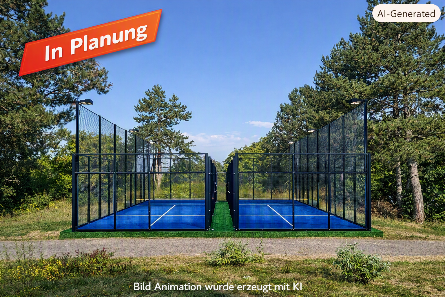 Padel KI Bild